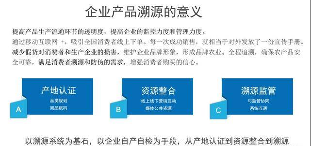 农产品溯源系统的好处_农业溯源系统模块_农产品溯源系统的功能