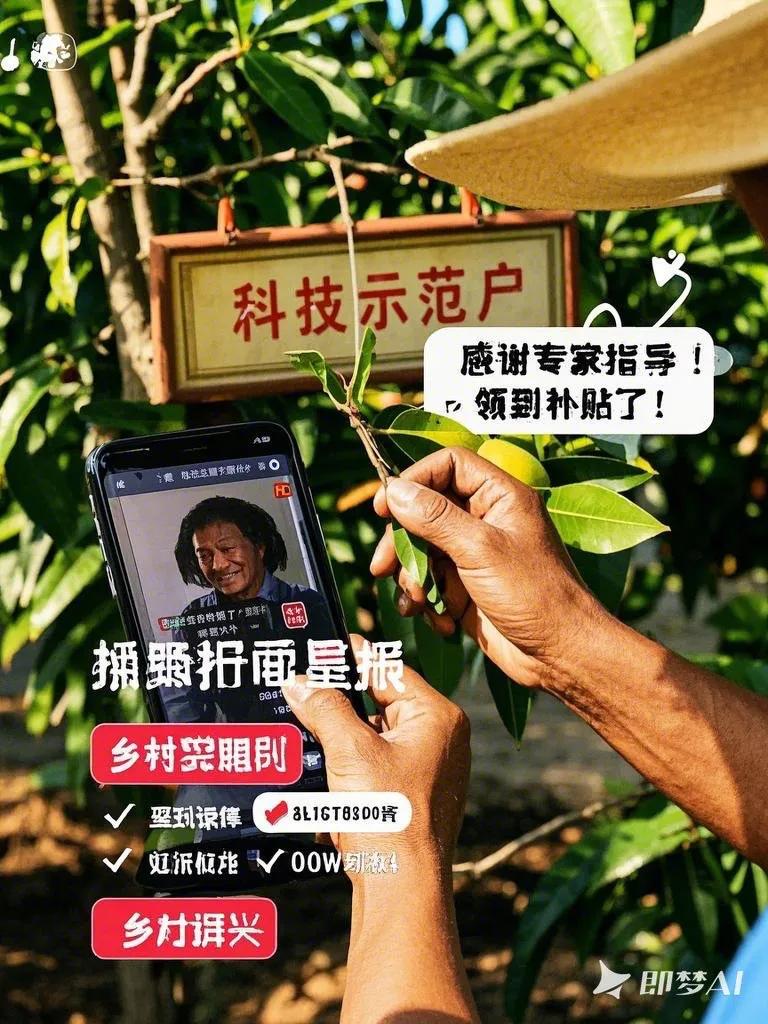 抖音新农人计划增收_农产品自媒体微信营销_农村短视频政策红利