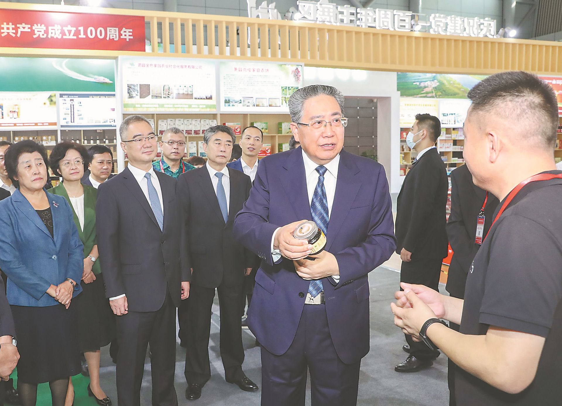 合肥滨湖国际会展中心巡视_中国安徽名优农产品交易会_安徽省农产品交易会