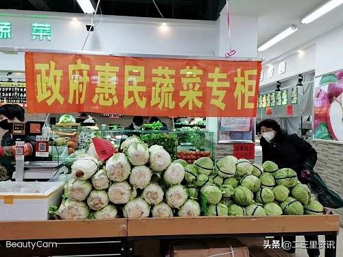沈阳91家生鲜超市设专柜零利润售大白菜，销售情况良好