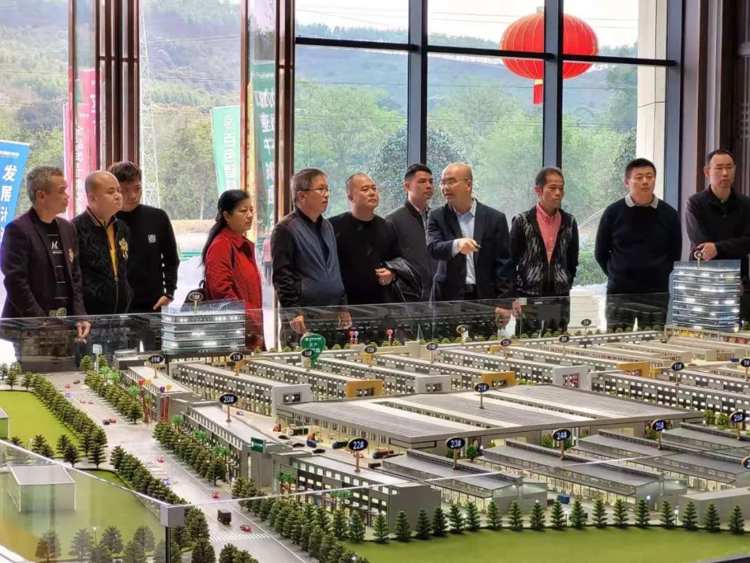 3月7日多方考察百色智慧农商城，共商供深供港农产品产业链建设