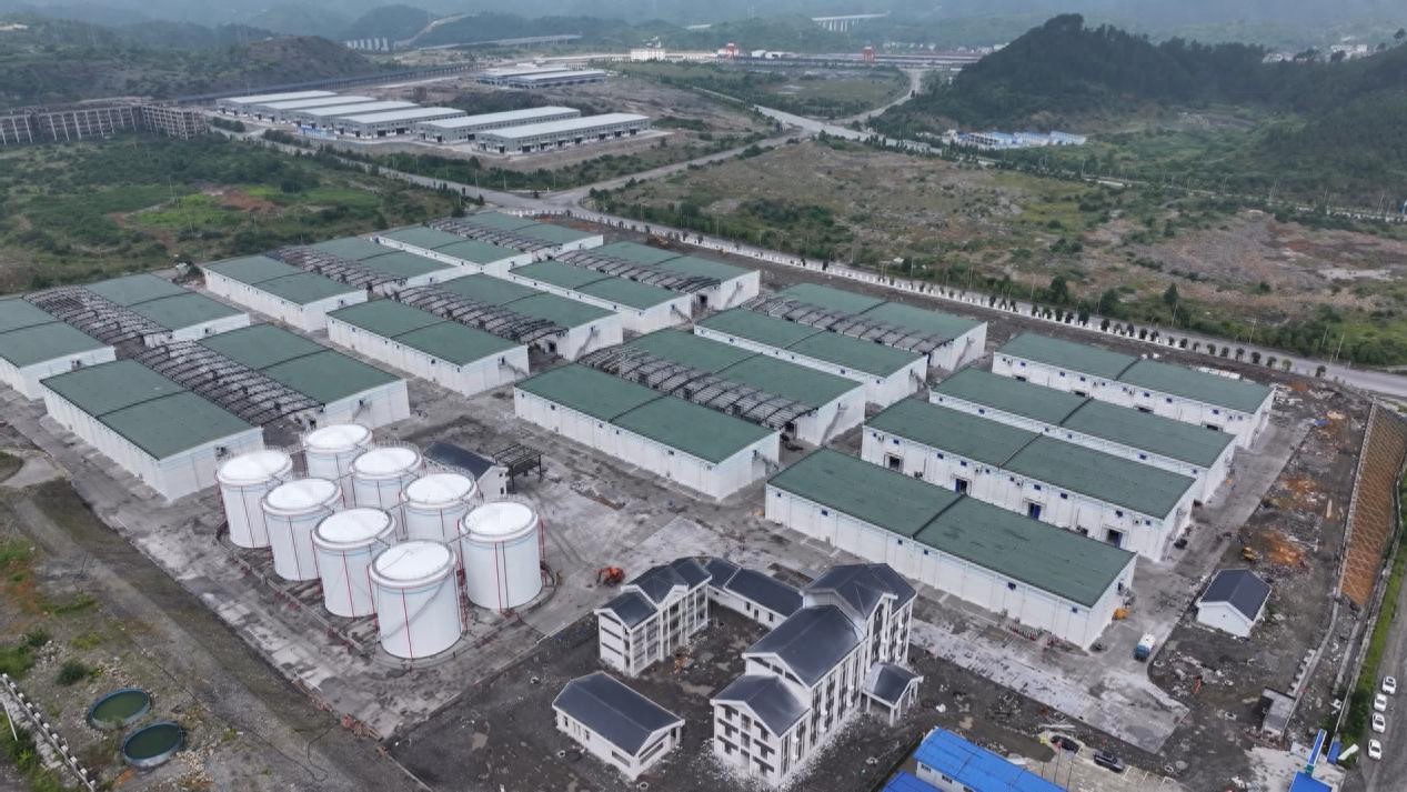 遵义22万吨仓储物流设施建设项目紧张施工，预计8月竣工