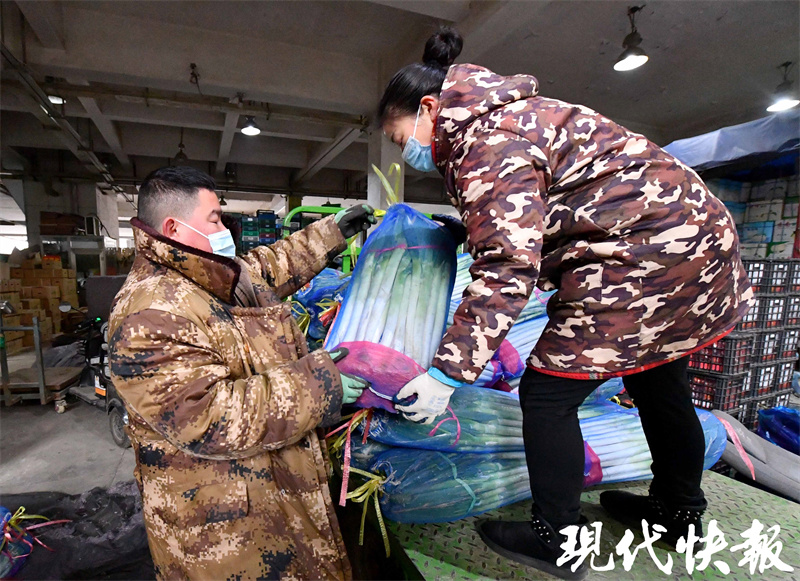 南京农产品批发网_南京菜篮子保供情况_南京众彩市场元旦蔬菜供应