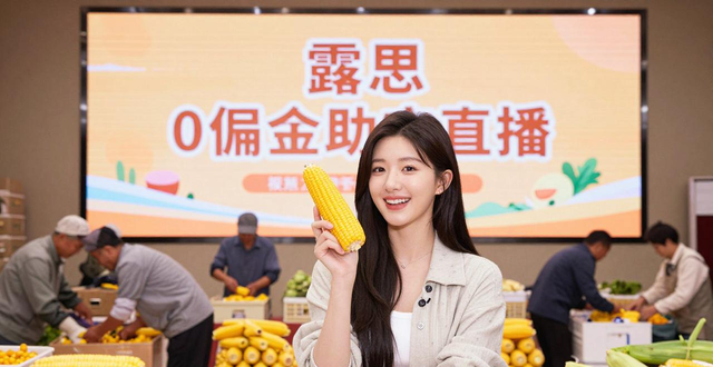 赵露思助农直播0佣金_淘宝直播农产品好做吗_赵露思试吃百款农货