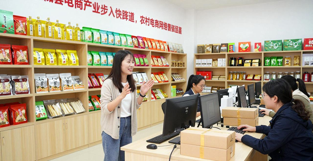 通城县电商产业步入快车道，农村电商网络零售额增长显著