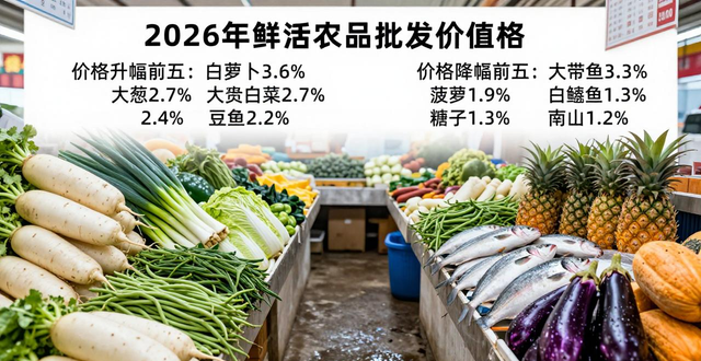 7月30日农产品批发价格指数及多品类价格升降情况