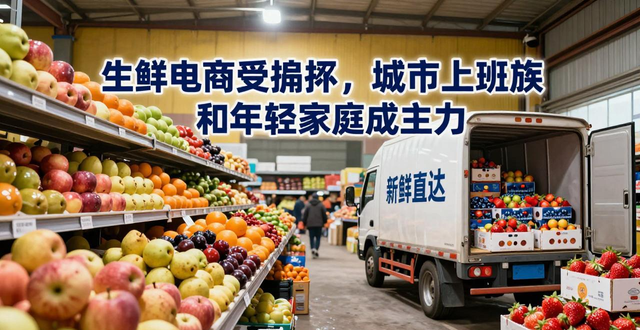 生鲜电商受追捧，城市上班族和年轻家庭成主力