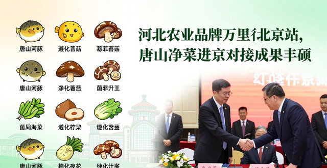 河北农业品牌万里行北京站，唐山净菜进京对接成果丰硕