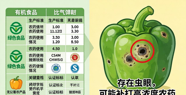 绿色农产品选购避坑清单_绿色食品认证标志辨识_有机食品绿色食品无公害农产品从宽到严排序