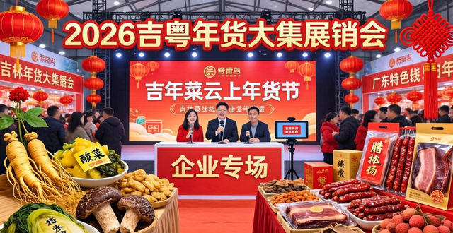 吉林冬季农业博览会2026吉年菜甄选活动_长春农博园吉粤精品年货展销_2026年1月特色农产品展示展销会
