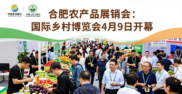 合肥农产品展销会：国际乡村博览会4月9日开幕