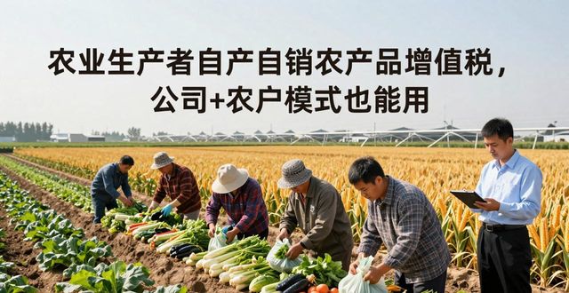 购进农产品进项税额抵扣政策_农产品免征增值税政策_农业生产者销售的自产农产品需要缴纳增值税