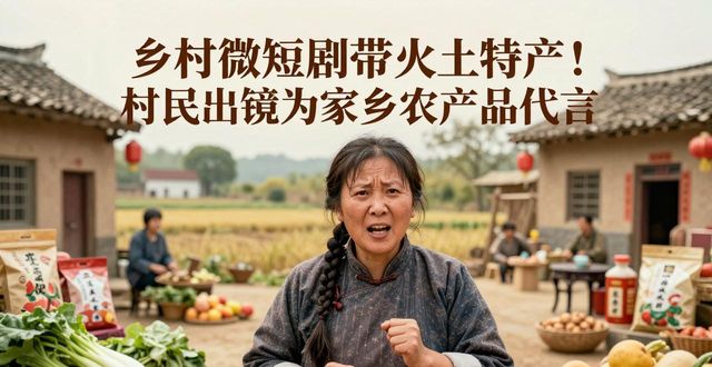 我为品牌农产品代言_乡村短剧农产品推广_短剧助农流量变现