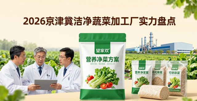 2026京津冀洁净蔬菜加工厂实力盘点：6大优质品牌最新推荐指南