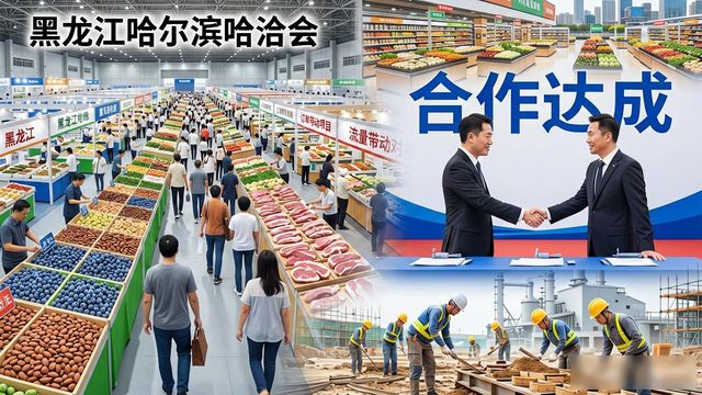 黑龙江省有几个农产品批发市场_哈尔滨中俄博览会 哈洽会 俄货进入生活场景