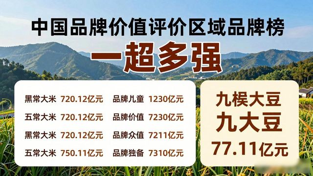 黑龙江省11个地理标志农产品入围品牌榜，大米大豆表现亮眼