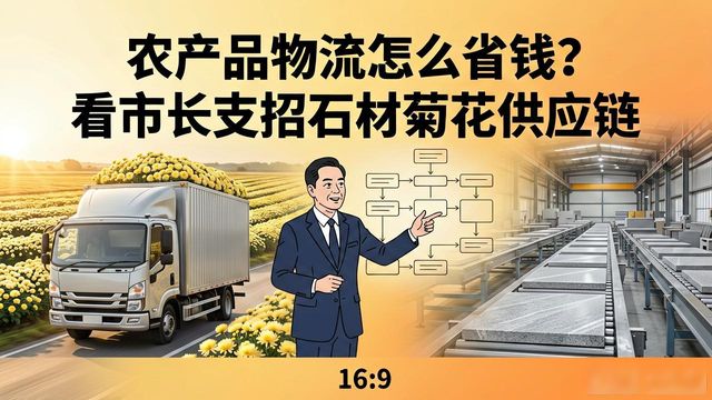 菊花产业供应链_石材产业物流发展_农产品 物流
