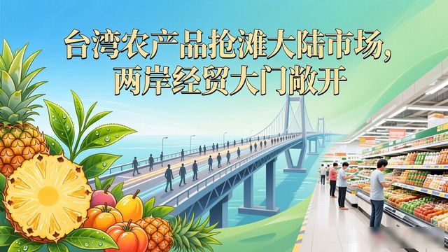台湾农产品抢滩大陆市场_台湾土地回归中国_两岸交流合作政策