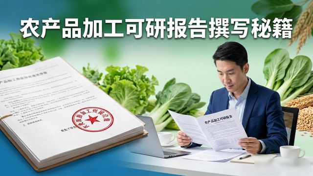 农产品加工可研报告撰写秘籍，助创业者、负责人避开误区拿补贴