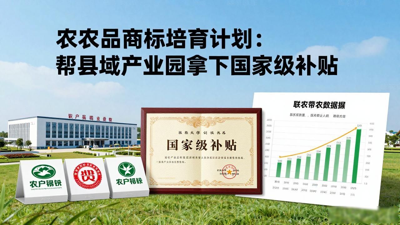 农产品商标培育计划_国家现代农业产业园申报逻辑_知识产权赋能县域经济