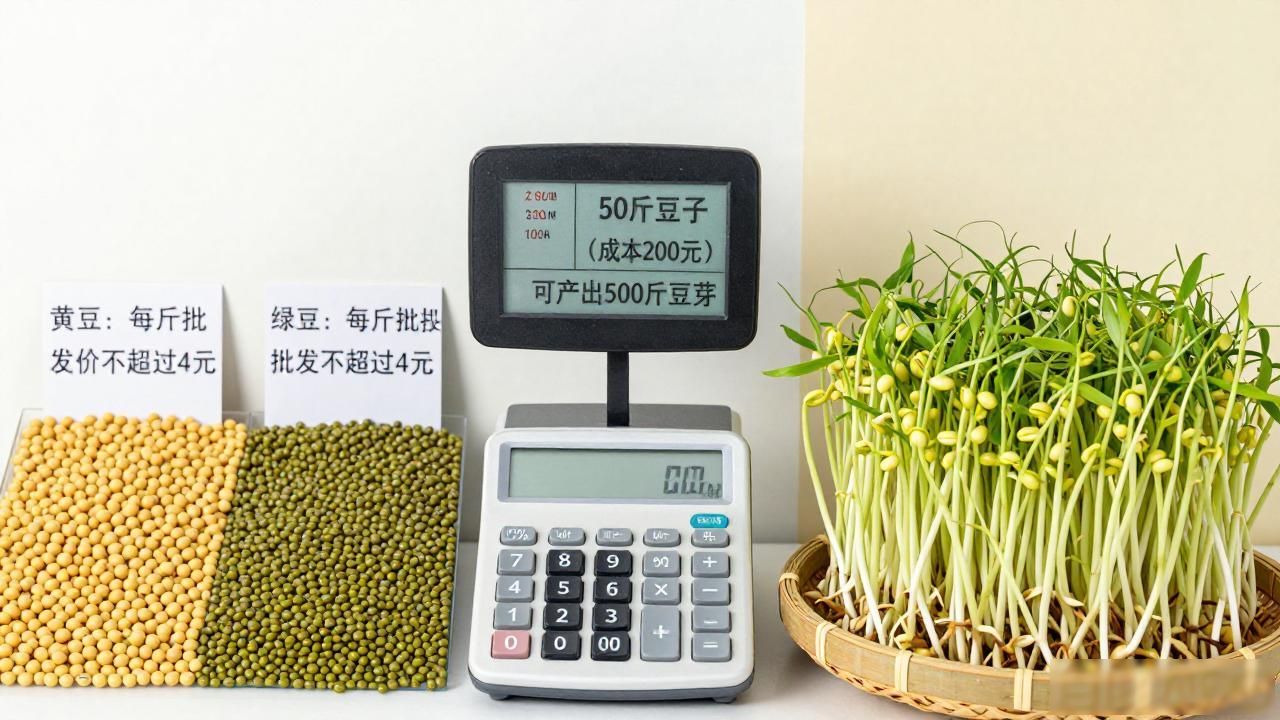 10万元投资什么农产品可以有利润_手工豆芽制作方法_豆芽加工创业