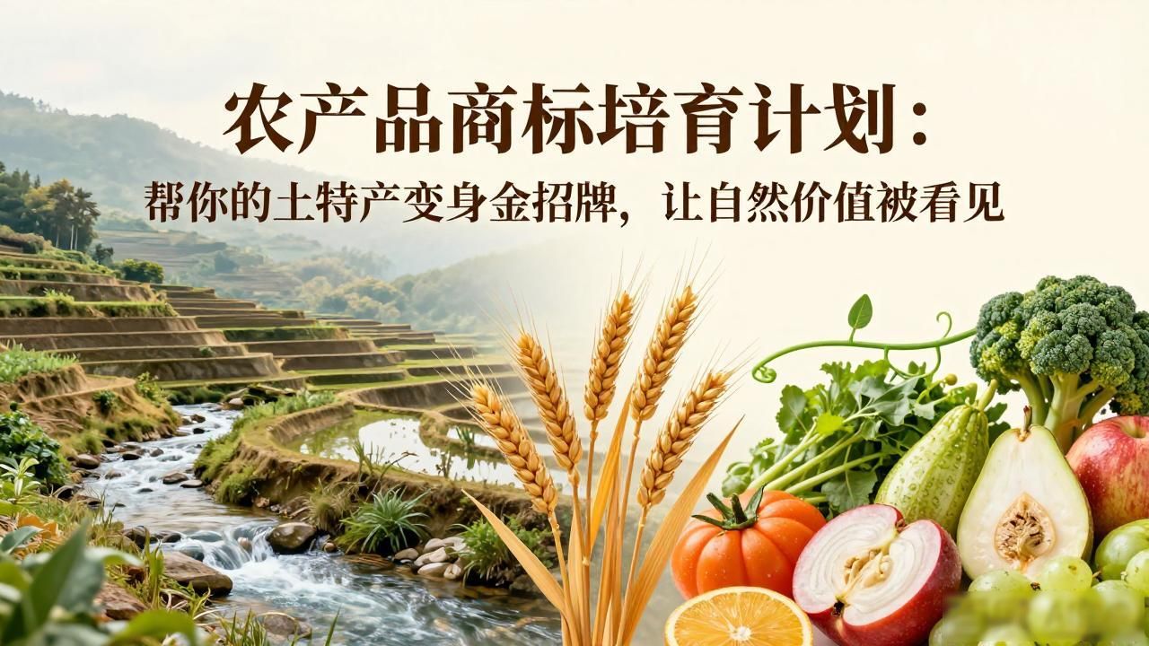 现代农业知识产权运营_顺天时择地利合人和_农产品商标培育计划