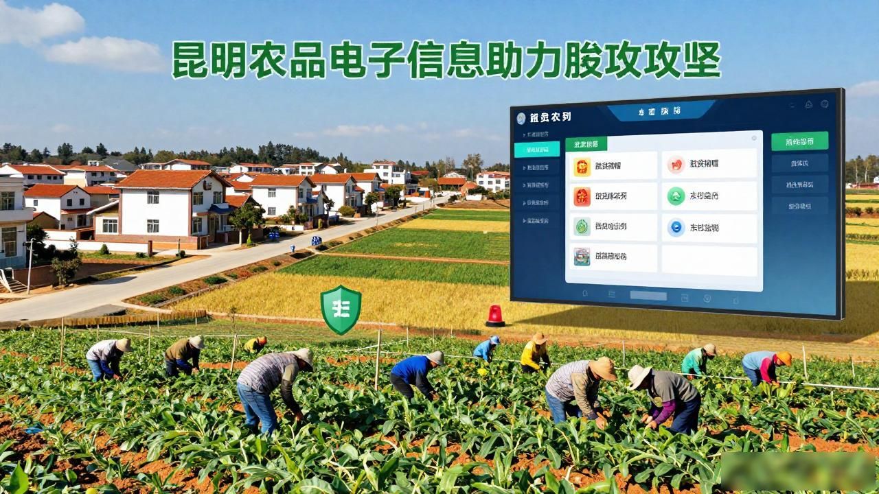 昆明农产品电子信息_昆明脱贫攻坚成果_昆明经济社会发展情况