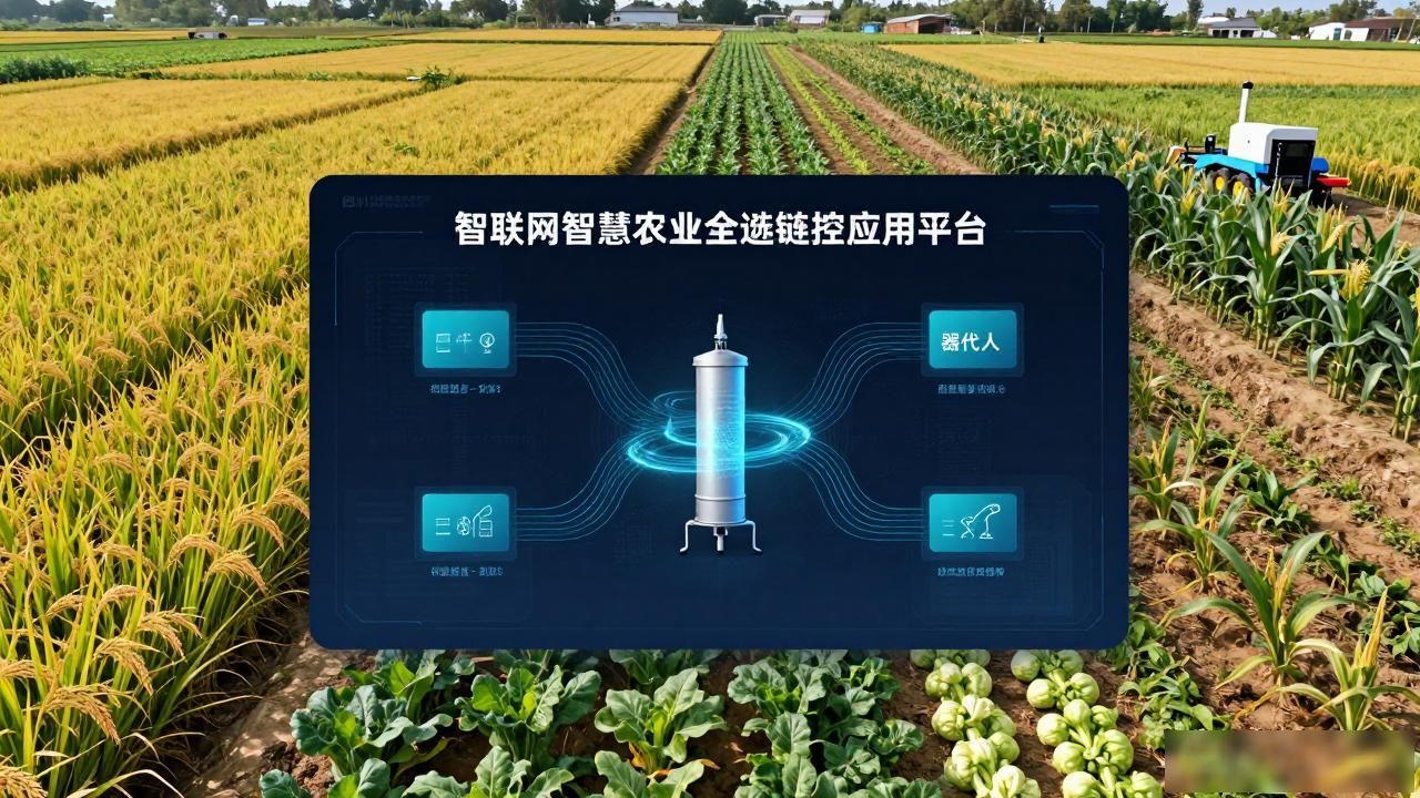农业机器代人精准生产体系_互联网+农业转型升级_农产品信息采集器