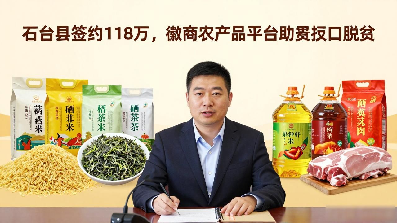 安徽石台县农产品电商精准扶贫_徽商农产品服务平台_安徽省电子商务进农村综合示范县