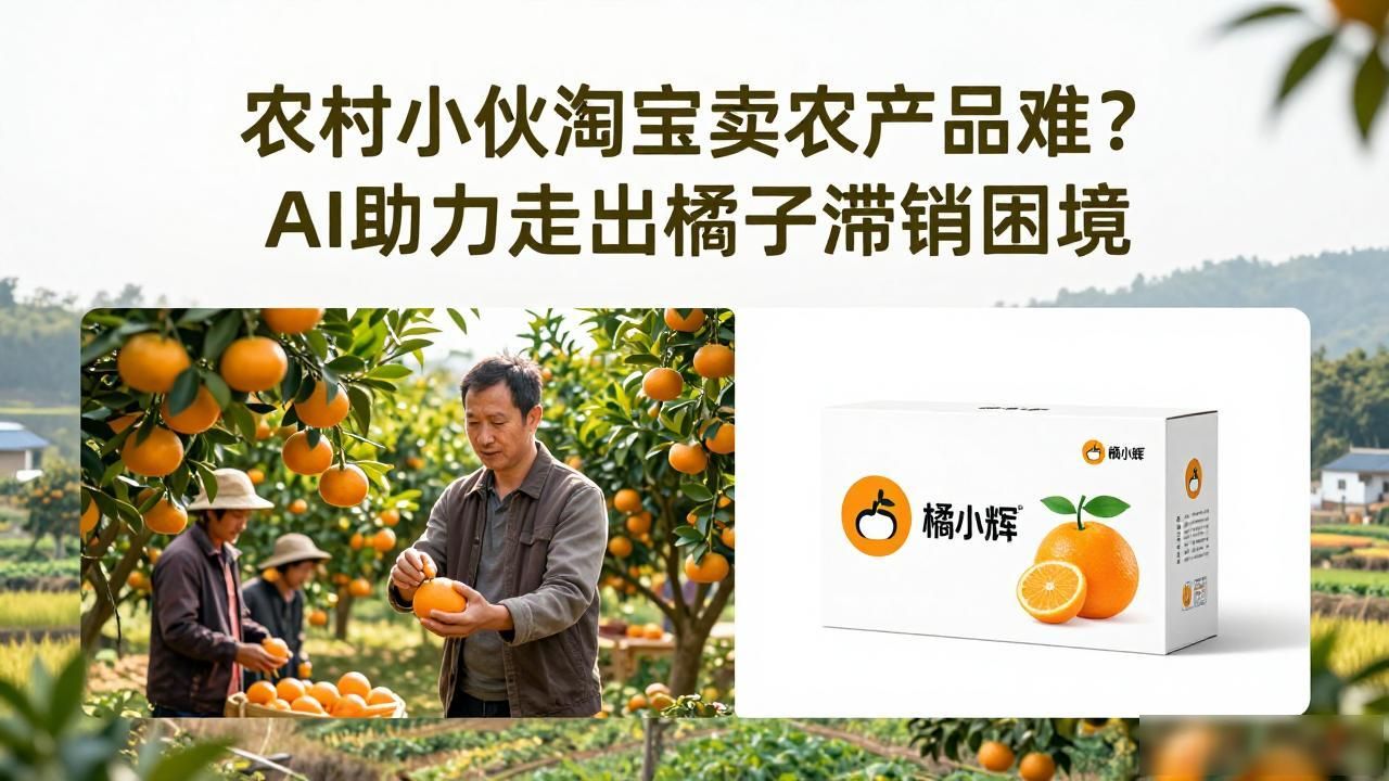AI农产品电商案例_淘宝卖农产品_湖南农村AI卖橘子