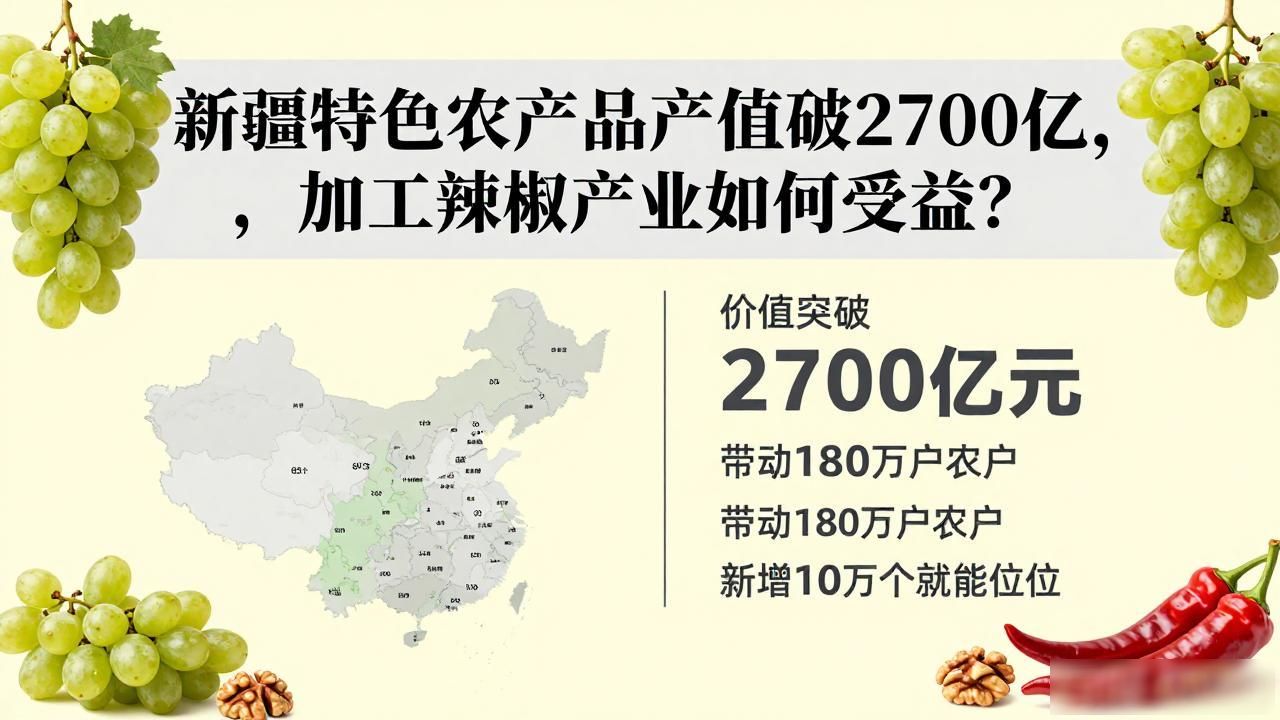 新疆 特色农产品产值 加工辣椒_新疆智慧农业规模化应用_新疆农业优势特色产业集群