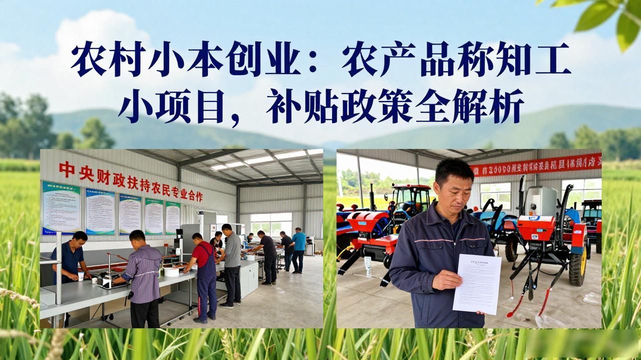 农业扶持政策申报指南_农产品深加工小项目_农业补贴项目申报条件