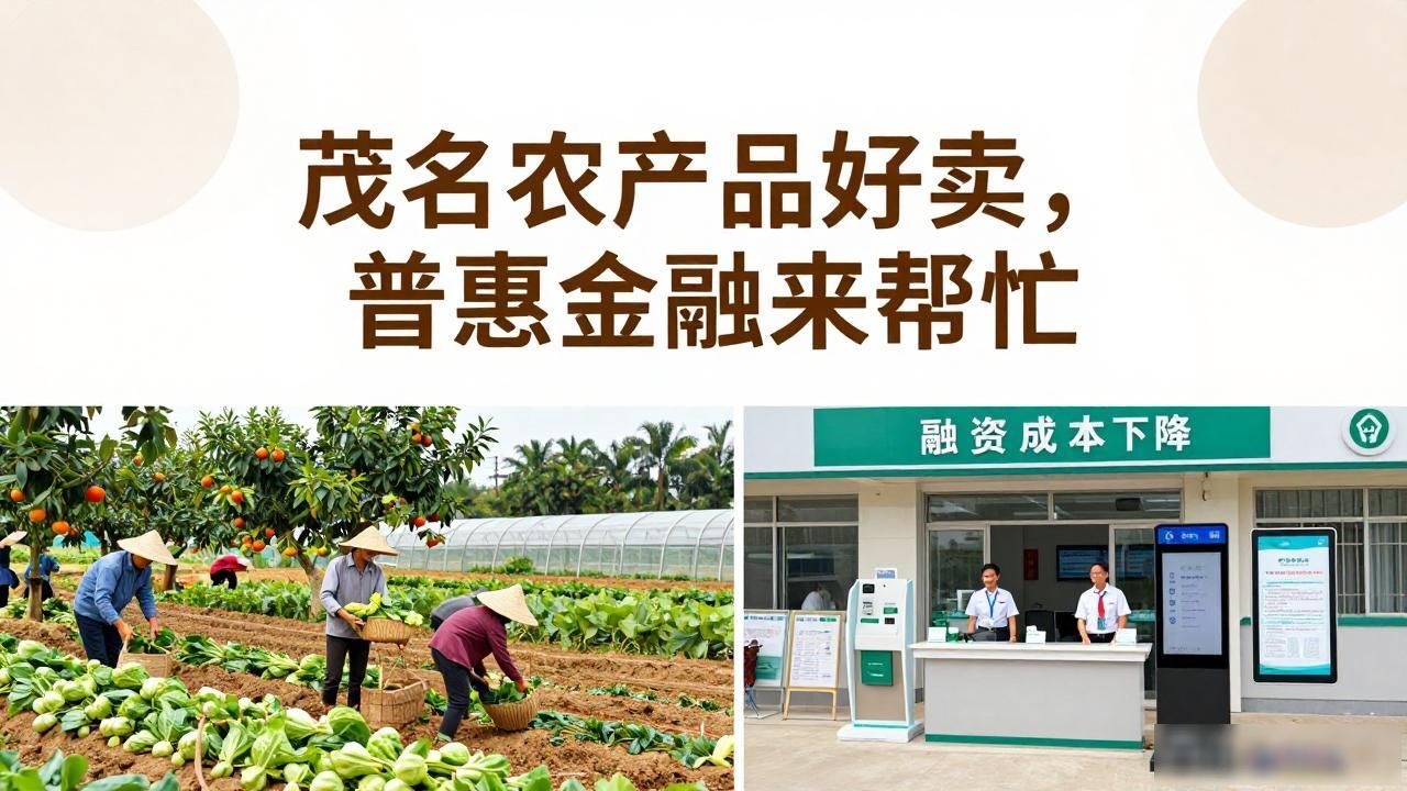 中国人民银行茂名市分行 国家级普惠金融服务乡村振兴改革创新试验区 茂名金融支持制造业当家_茂名农产品