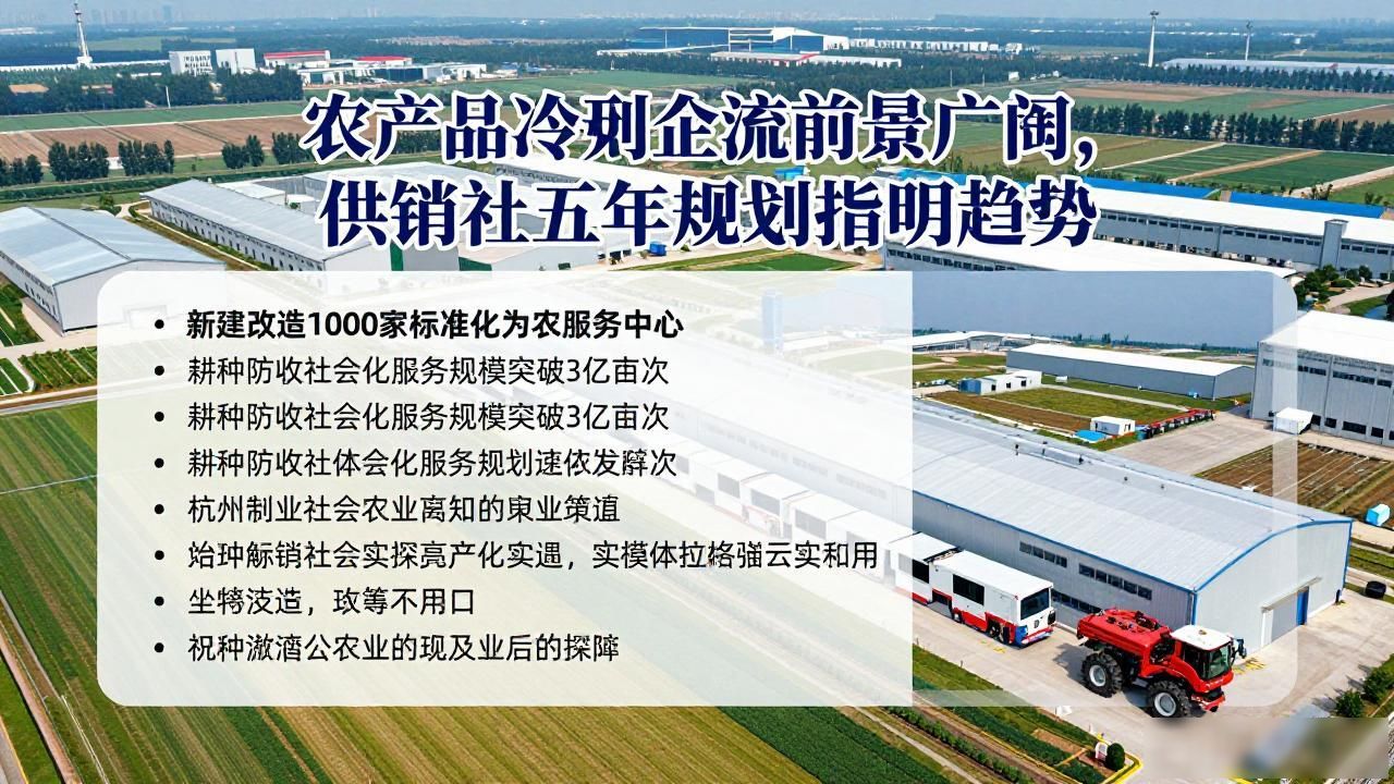 国家农资流通主渠道_农产品冷链物流 前景 趋势_全国供销合作社“十五五”发展规划