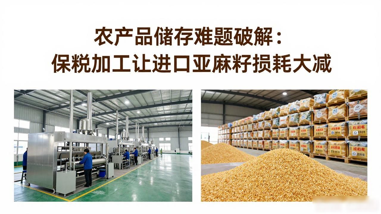农产品储存_银川综合保税区 亚麻籽加工 中亚油料贸易