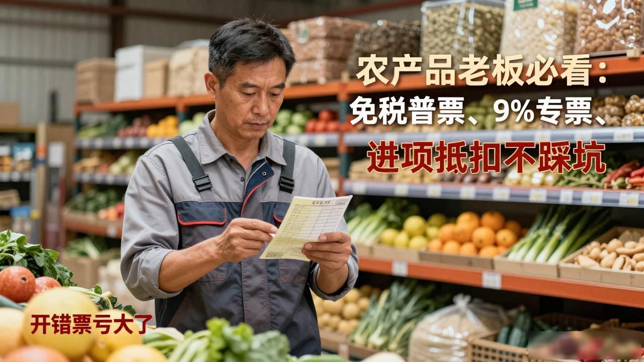小规模纳税人开3%专票政策_购买农产品进项税抵扣_农产品免税发票选择