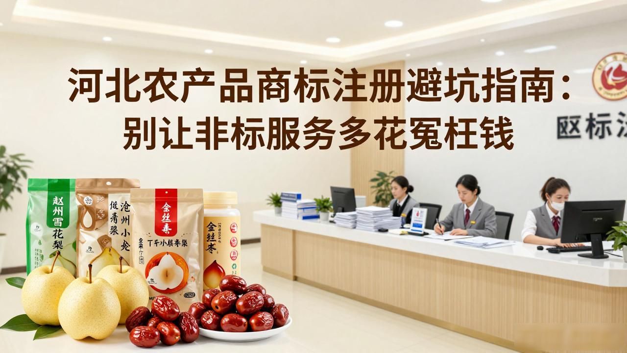 河北农产品商标注册避坑指南：别让非标服务多花冤枉钱