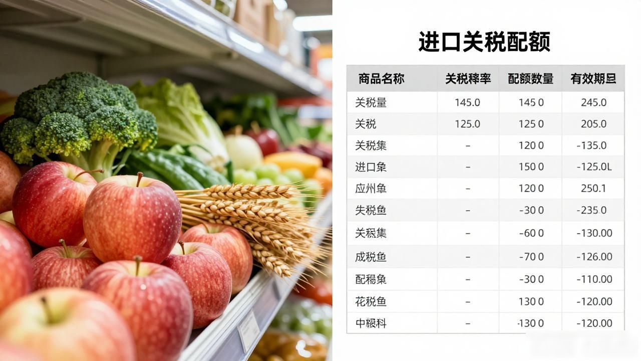 免税农产品有哪些？2026进口关税配额清单来了