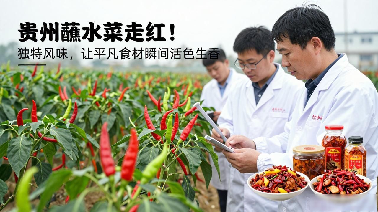 贵州特色农产品电商直播_贵州蘸水菜制作方法_贵州特色农产品