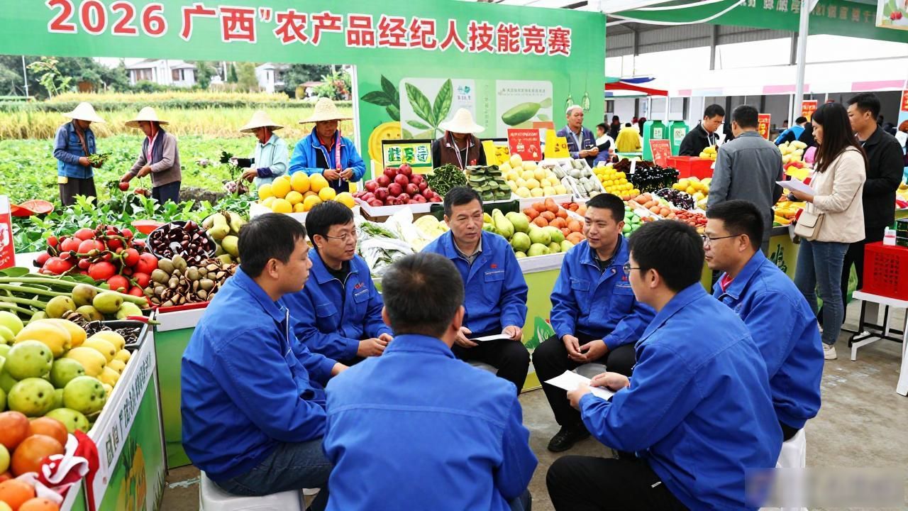 第七届全国农业行业职业技能大赛农产品经纪人广西选拔赛_广西农产品经纪人职业技能竞赛_农产品流通经纪人协会