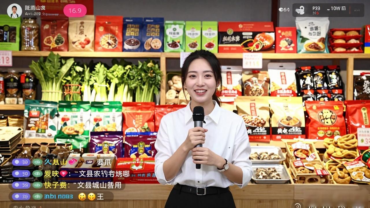 文县电商助农直播 柳青山珍来了 陇南农产品电商销售_陇南市农产品电子商务