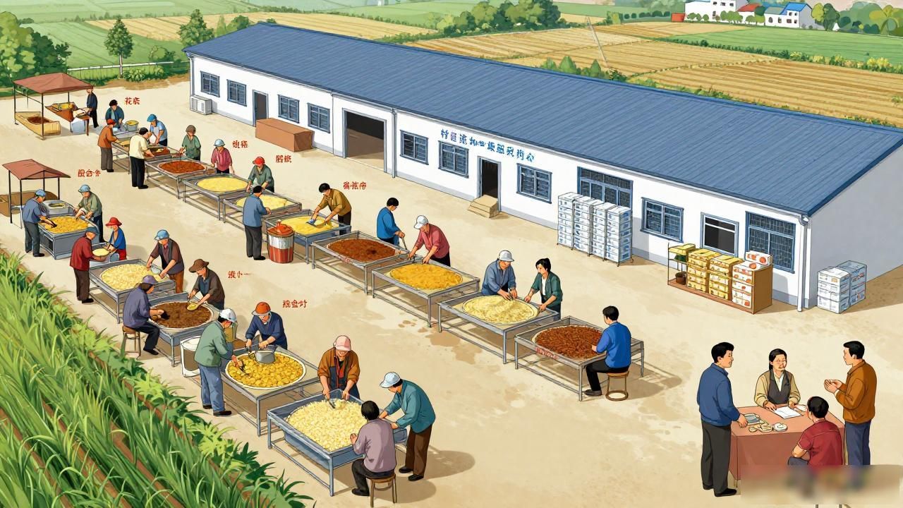农产品加工业转型升级_农产品深加工产业_构建乡村产业融合体系