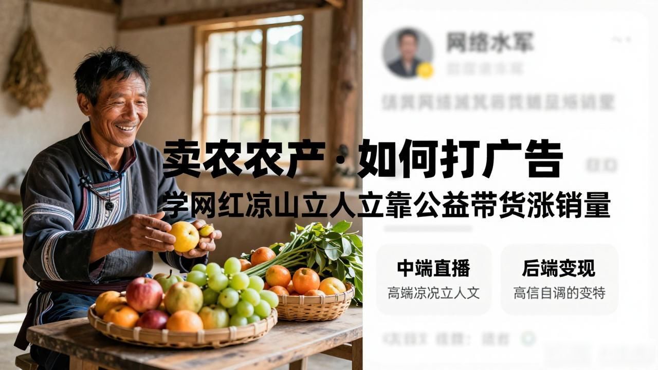 公益助农虚假宣传案例_网红直播带货虚假宣传_卖农产品如何打广告