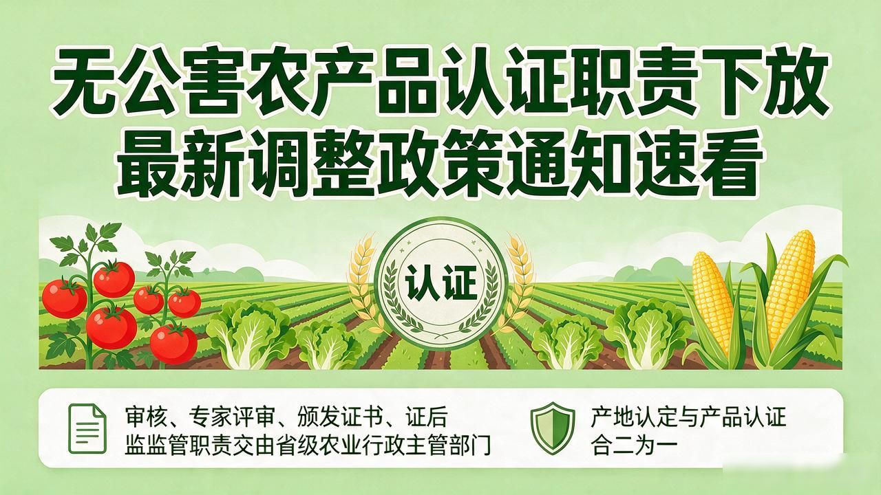中国绿色食品发展中心职责调整_农业部无公害农产品认证制度改革_无公害农产品认证