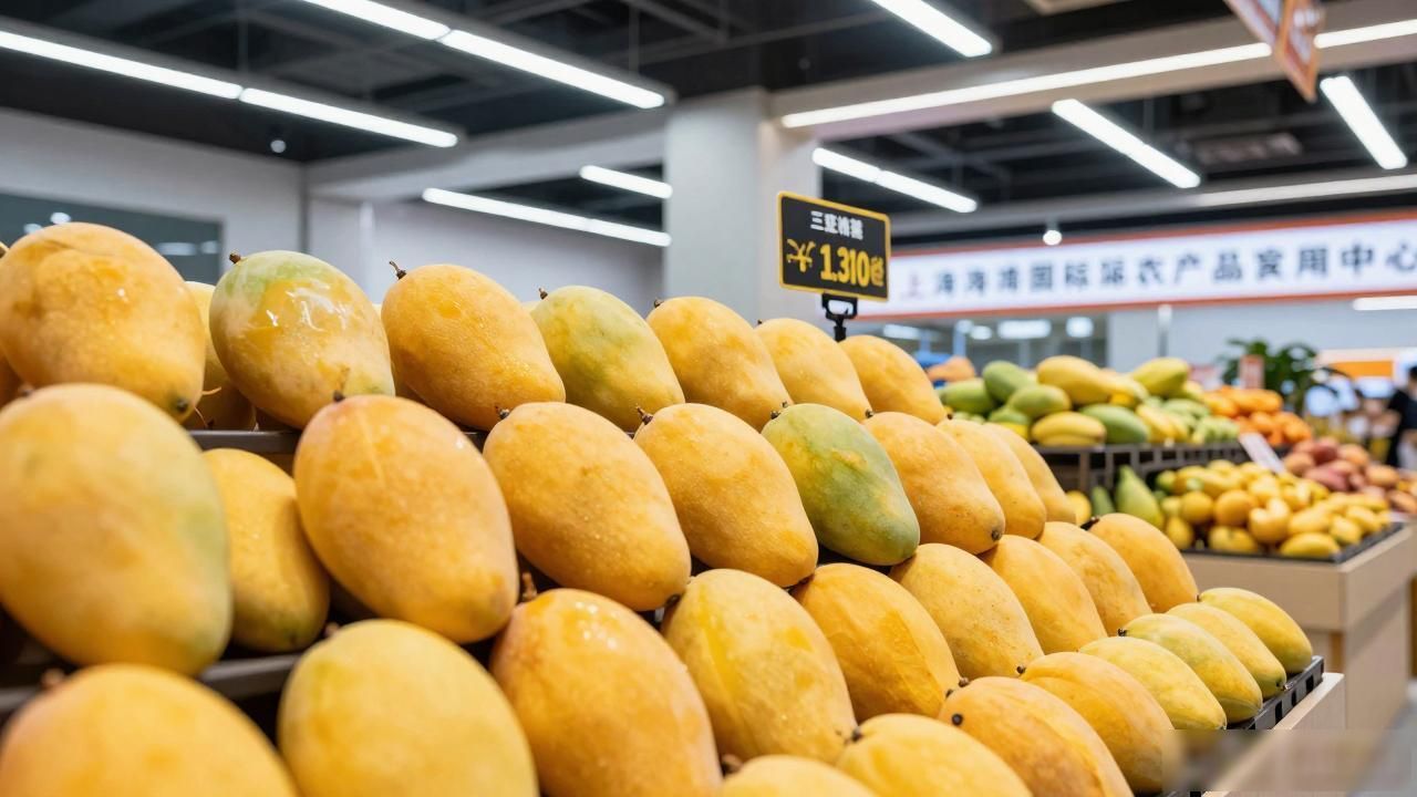 上海西郊国际农产品交易中心_三亚芒果长三角推介会_三亚芒果西郊国际农产品交易中心